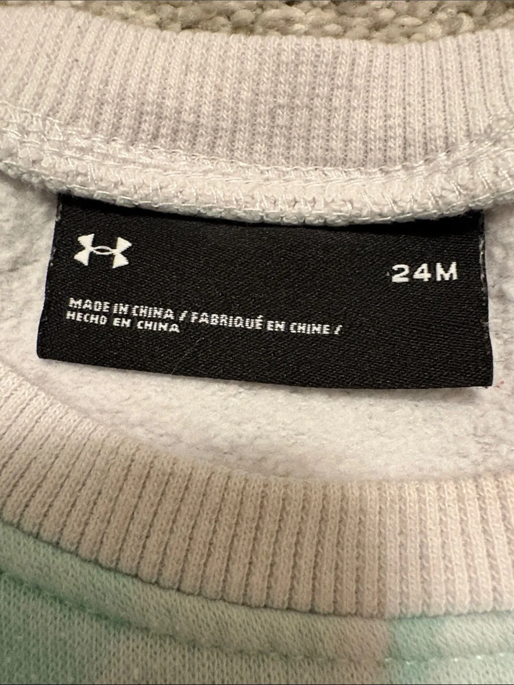 Under Armour toddler Girls' Pink Active Leggings & sweatshirt 24 months
